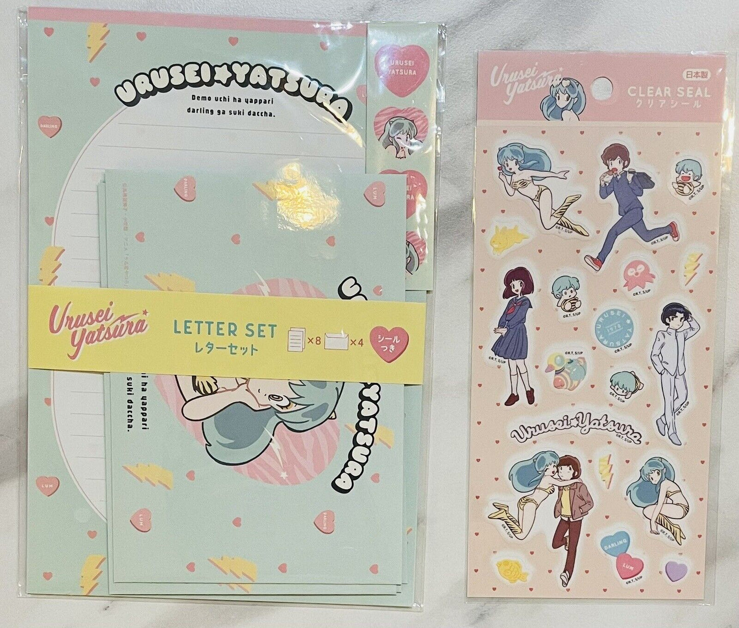 Urusei Yatsura letter set and stickers.new!