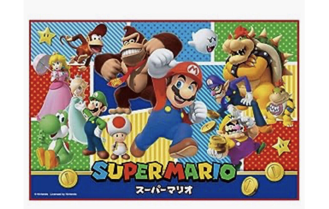 Super Mario Bros.Picnic Sheet,New,Sealed,from Japan,90cm×60cm