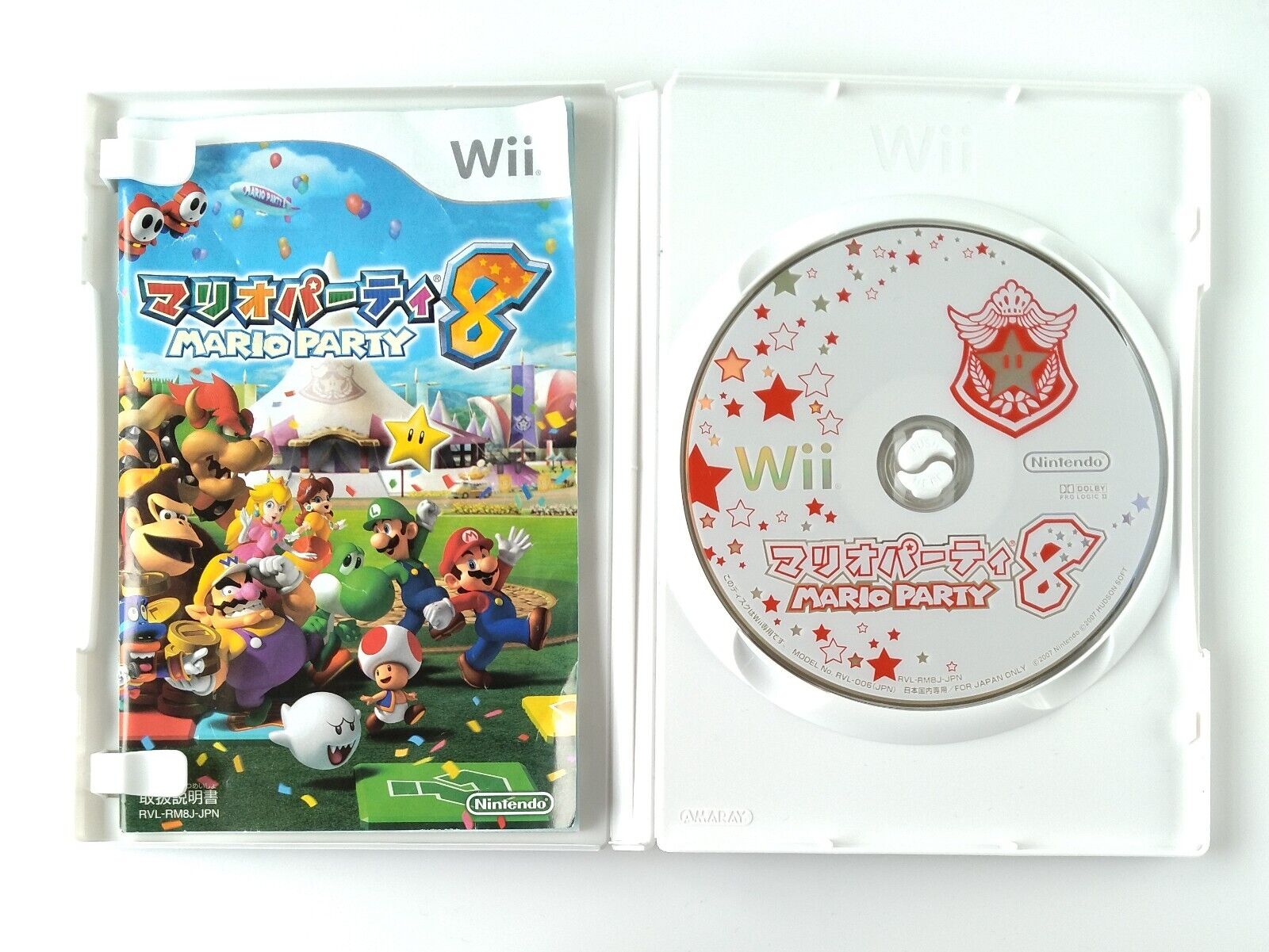 Nintendo Wii Mario Party 8  Software Game Japanese Version