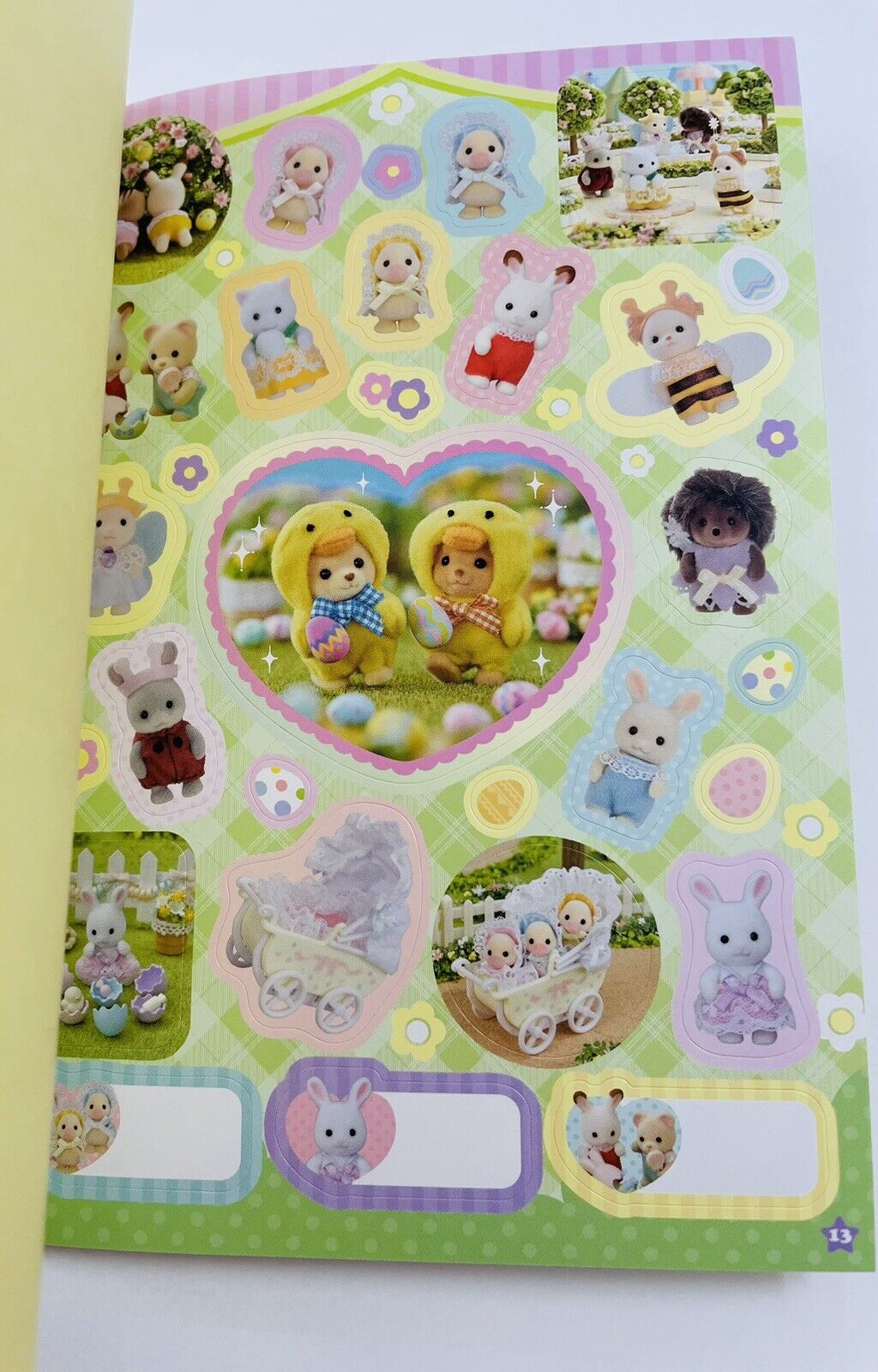 Sylvanian Families Babies' sticker book. 22 sheets! New Sealed