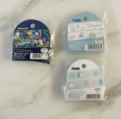 Doraemon Washi Tapes♡15mm×3m 3 Kinds New from Japan