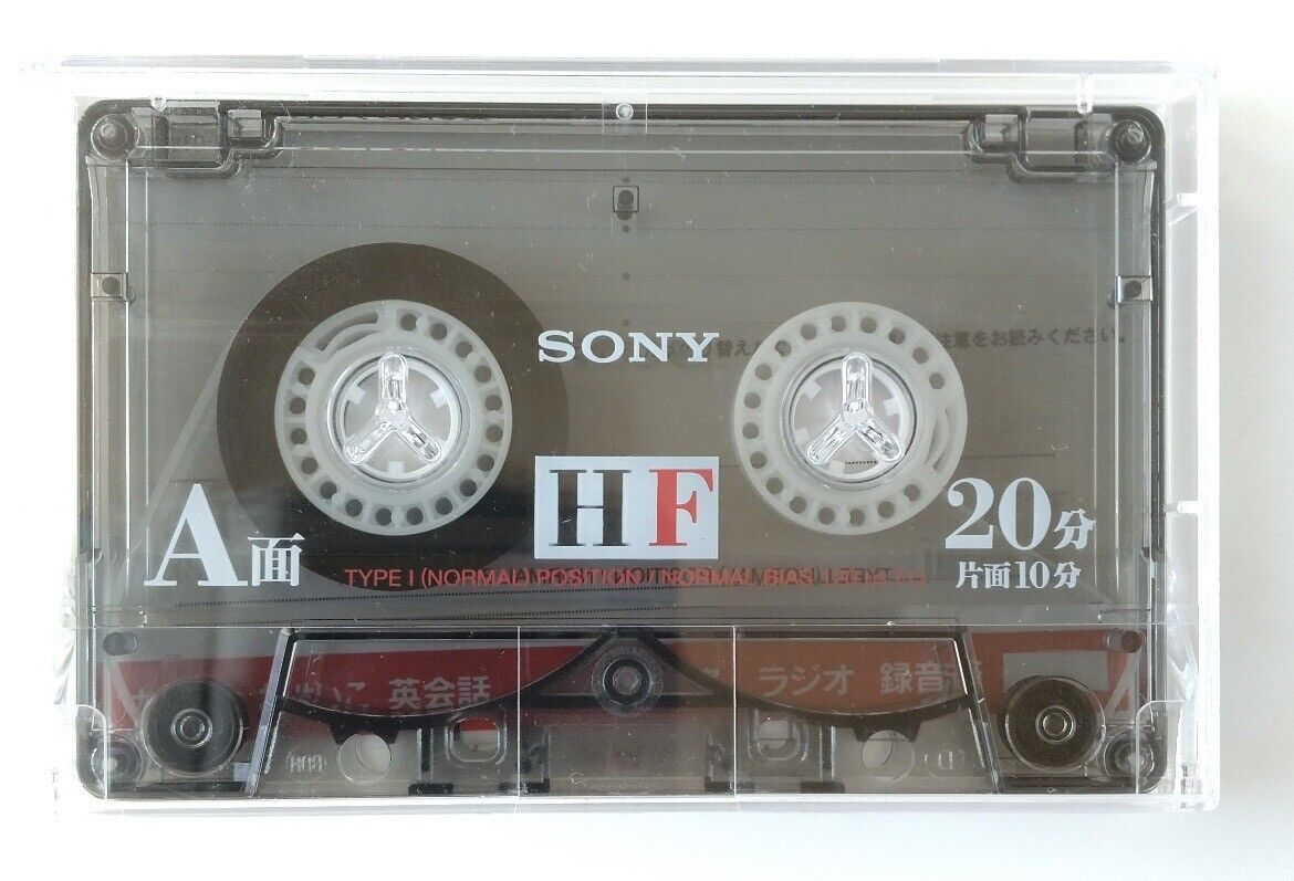 Sony Cassette Tape HF20 4Pieces 4C-20HFA New Unsealed