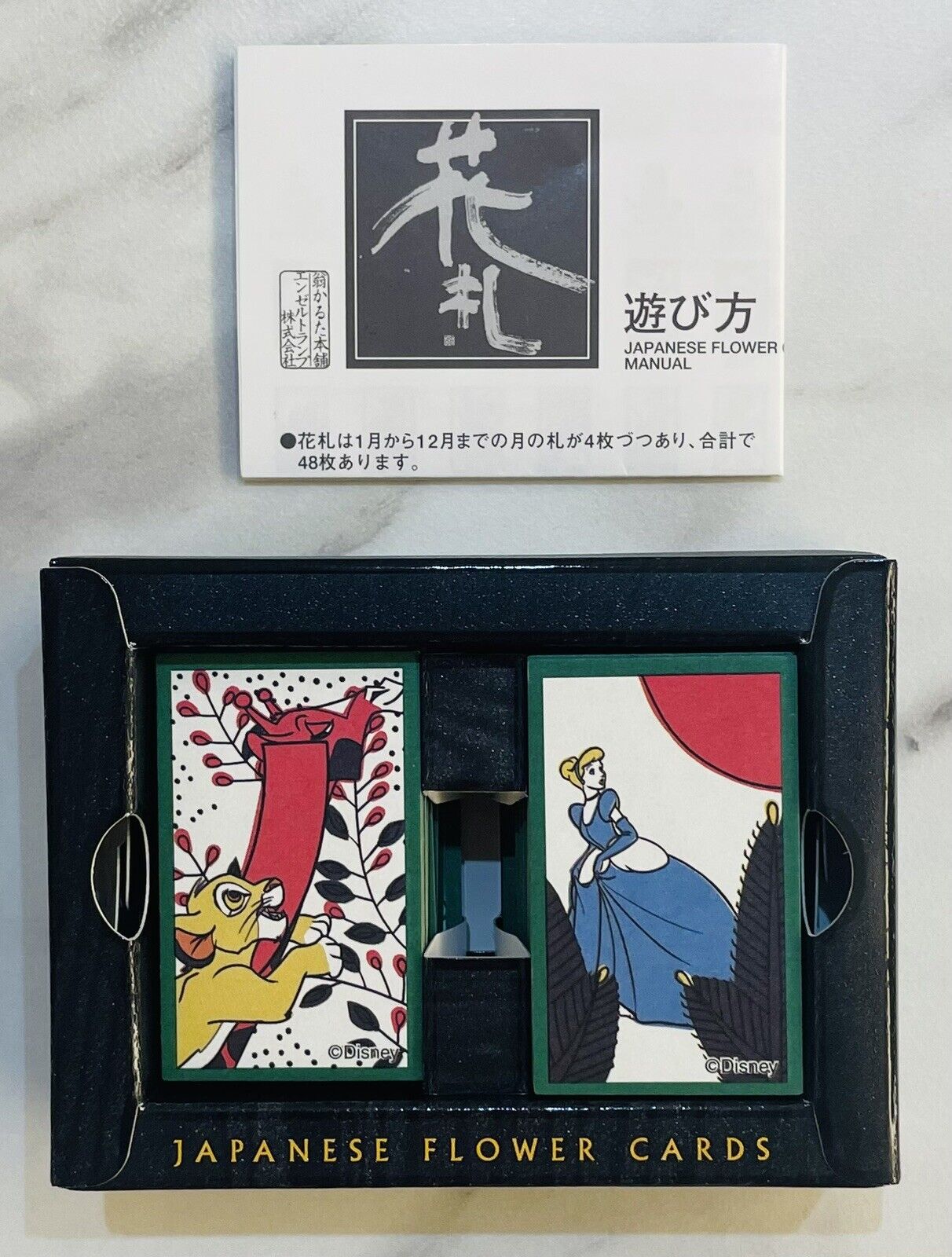 Disney Hanafuda/Very Rare/Japanese Playing Cards/Cards are unused for playing