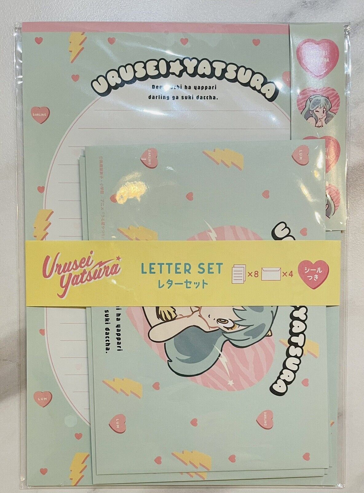 Urusei Yatsura letter set and stickers.new!