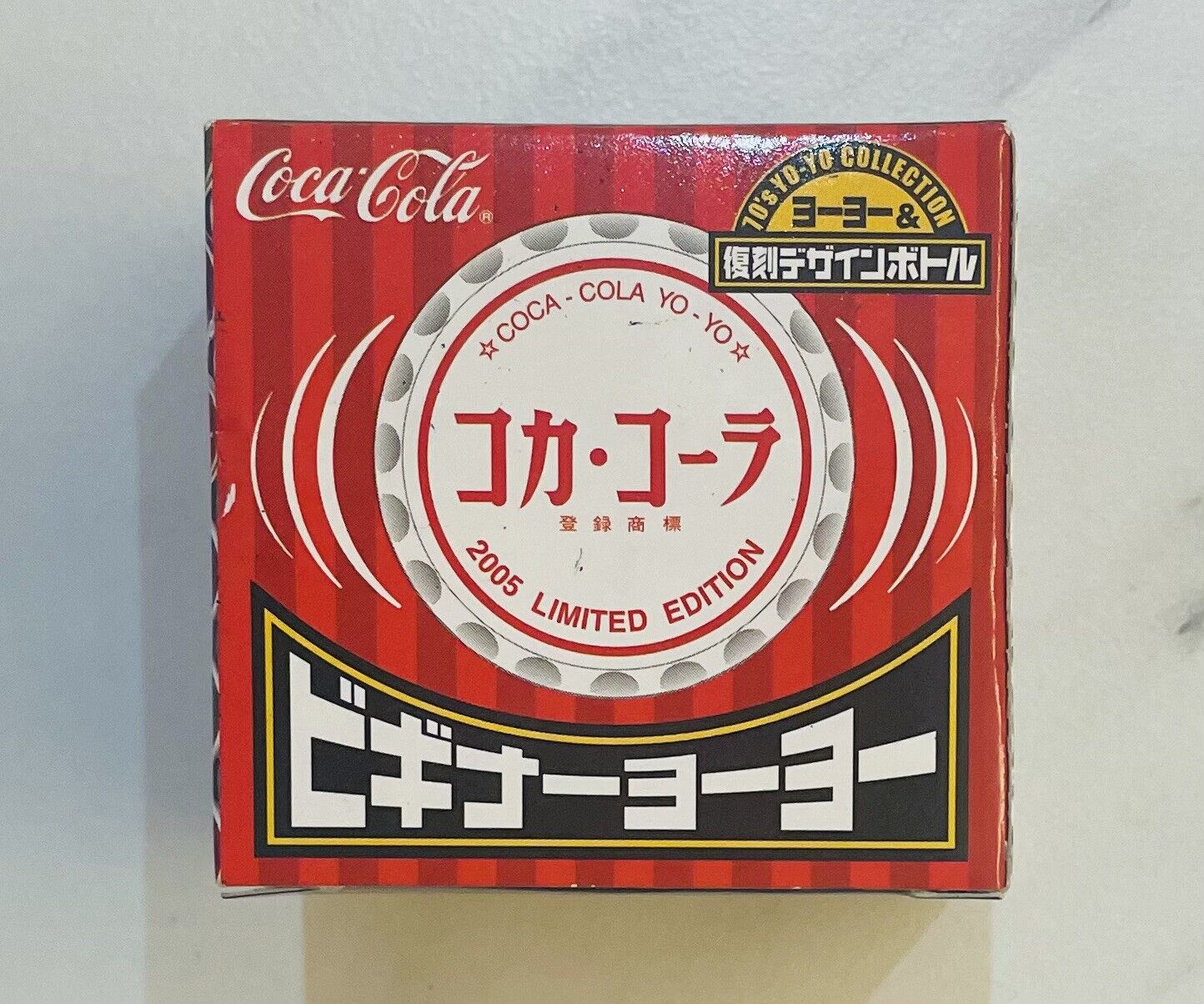 COCA COLA Spinner YO-YO Beginner Japanese Edition,2005,white color,rare☆