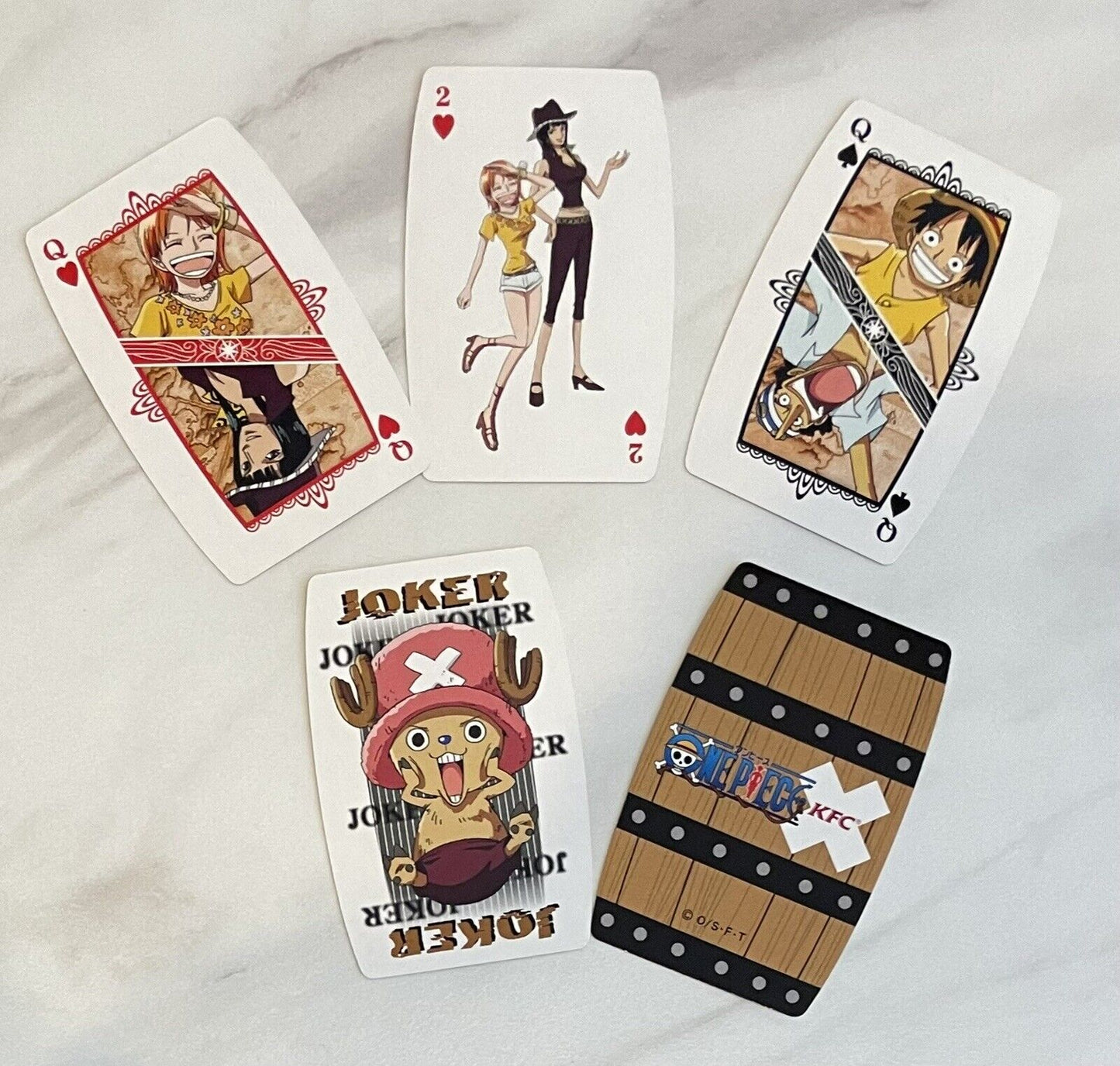 One Piece by KFC Playing Cards/Rare/New Sealed