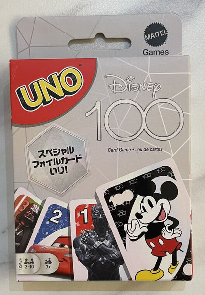 Disney 100th Anniversary UNO Cards,New.