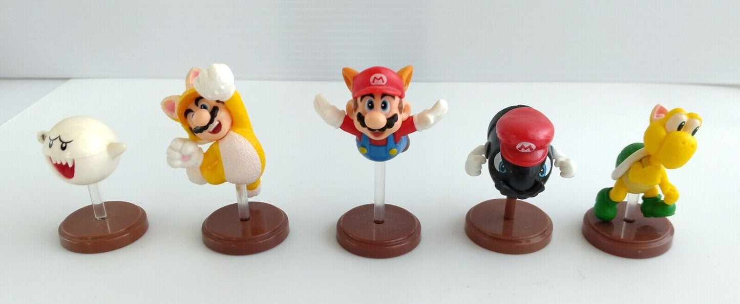 Nintendo Super Mario  Character chocolate egg Figure Set of 5  ①