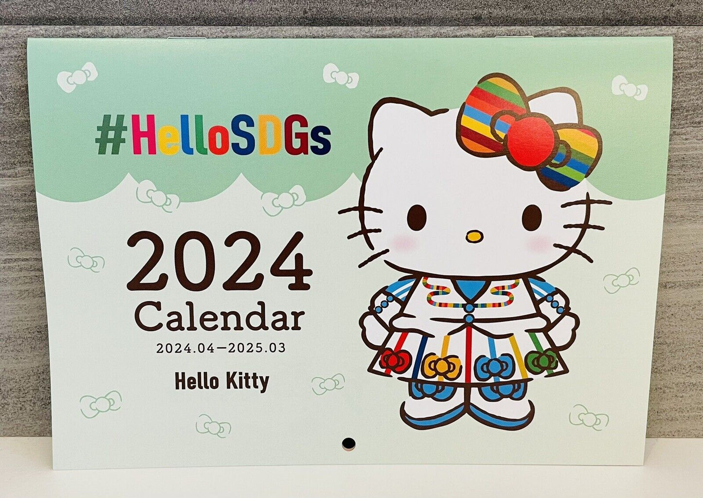 Hello Kitty wall calendar April 2024 to March 2025 Japanese Edition