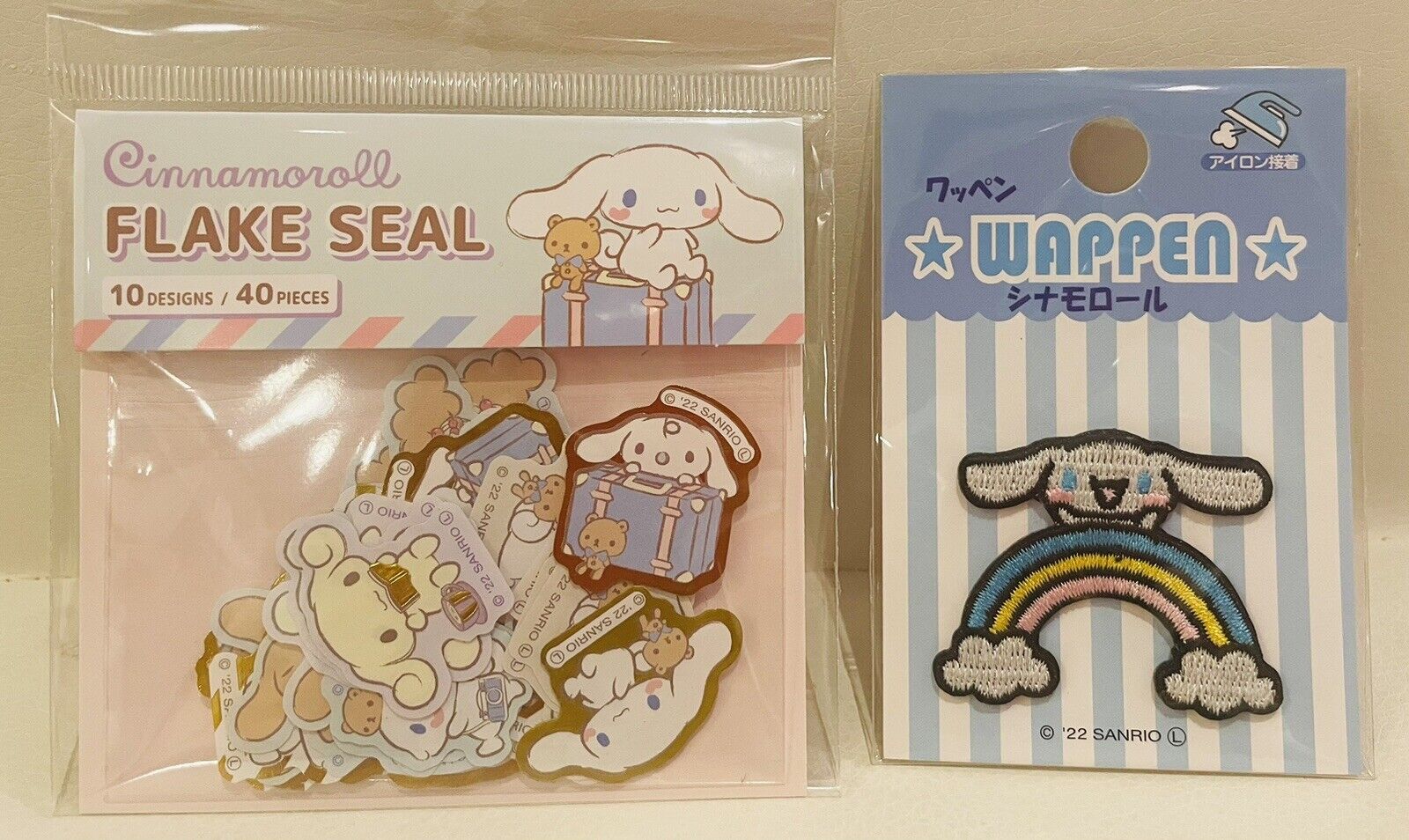 Sanrio Cinnamoroll Iron on Patch and stickers,New,Japan Limited