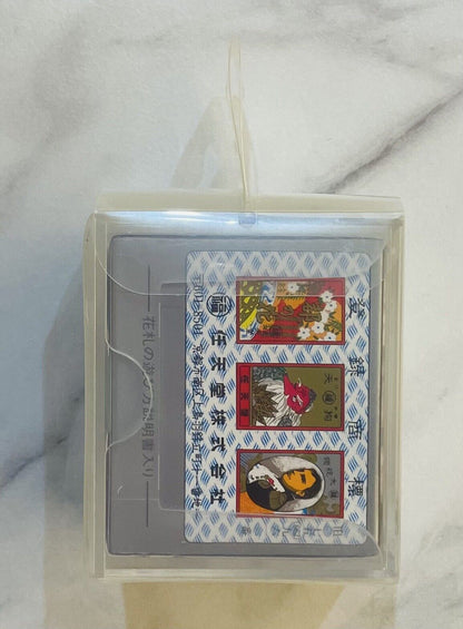 Nintendo Hanafuda Chiyozakura 千代桜　Japanese Playing Cards Black New