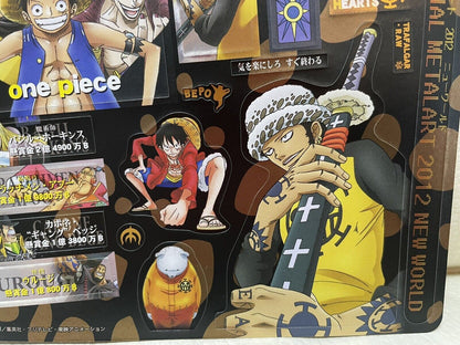 One Piece stickers sheet/TRAFALGAR LAW /big size/Metal Art/2012/Rare/Japan