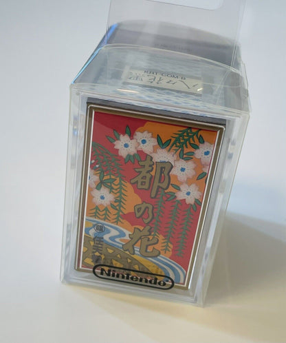 Nintendo Hanafuda Miyakonohana 都の花/Japanese Playing Cards/Black/New