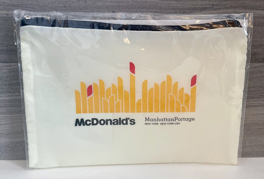 Mcdonald's Zipper Pouch Bag A4 size New Sealed