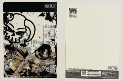 ONE PIECE file folder and a big card/2011/Rare/from Japan/Luffy and Ace