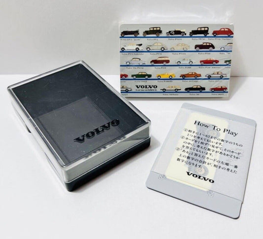 VOLVO Plastic Playing Cards by Angel Playing Cards Made in Japan Cards are New