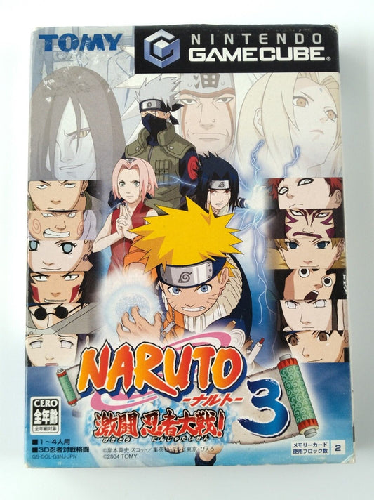 Naruto: Clash of Ninja Revolution 3 Nintendo Gamecube Software Japanese version