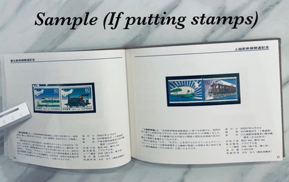 Japanese Stamp album 1982 WITHOUT STAMPS in Japanese and English Language