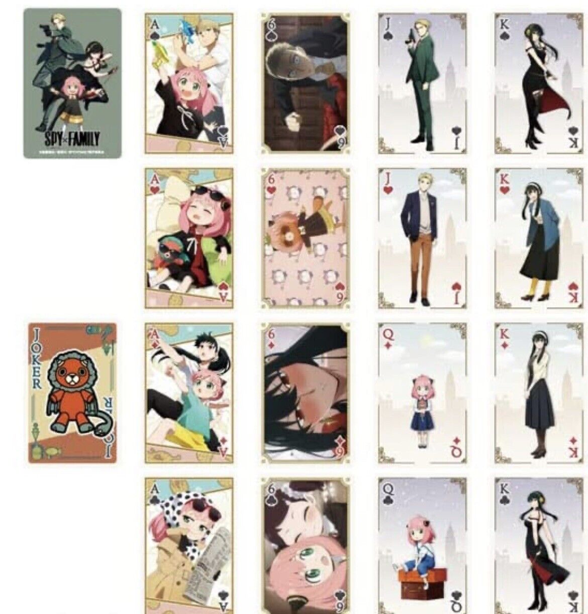 Spy×Family Playing Cards/New/Japanese Edition/Anya Forger