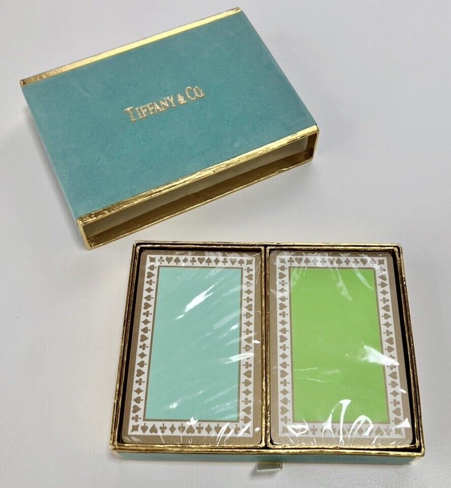 Tiffany & Co.Playing Cards 2 decks Cards are new sealed.