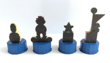 PEPSI Super Mario Bros. Dot Bottle Cap set of 4②