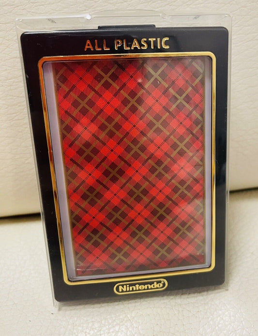 Nintendo plastic playing cards NAP1051 Red,New