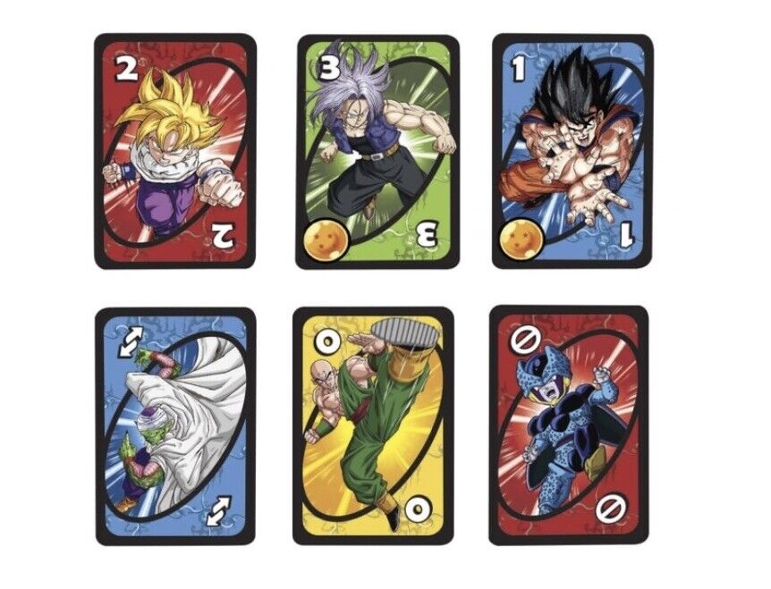 Dragon ball Z UNO Cards Japanese Edition New