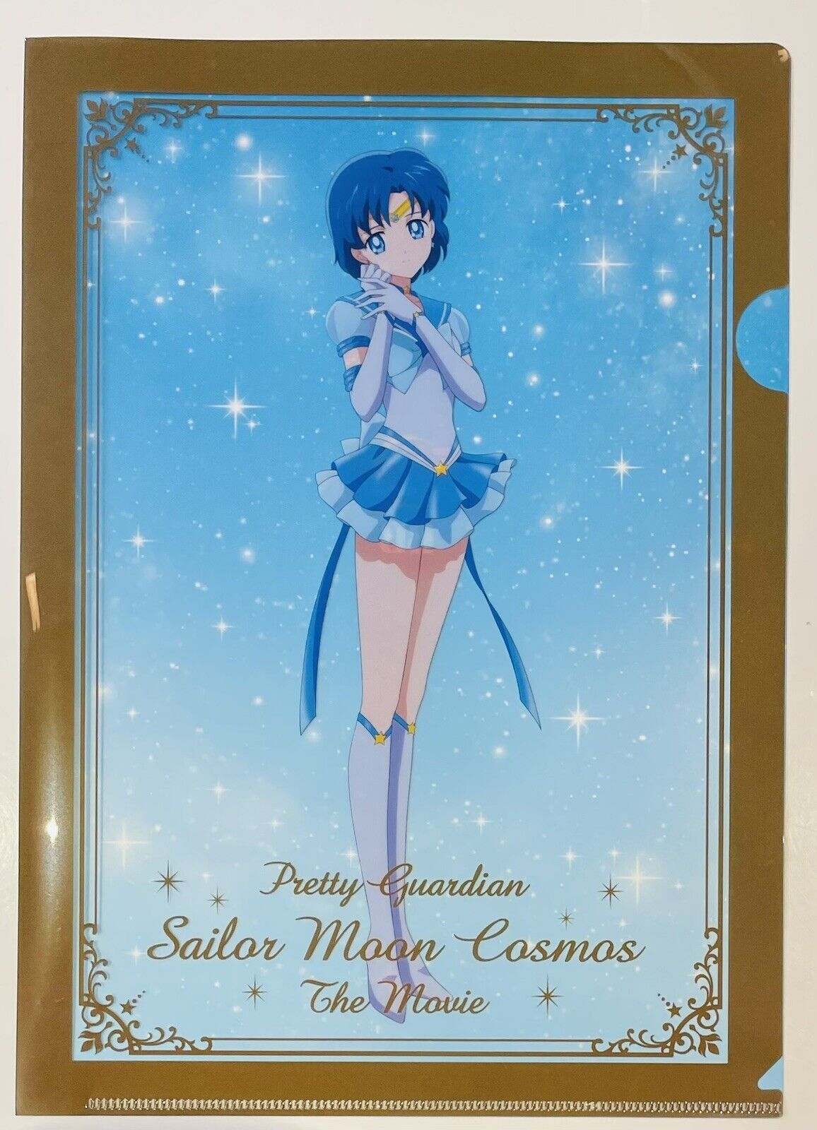 Sailor Moon File Folder,from the movie Sailor Moon Cosmos.Sailor Mercury.A4 size