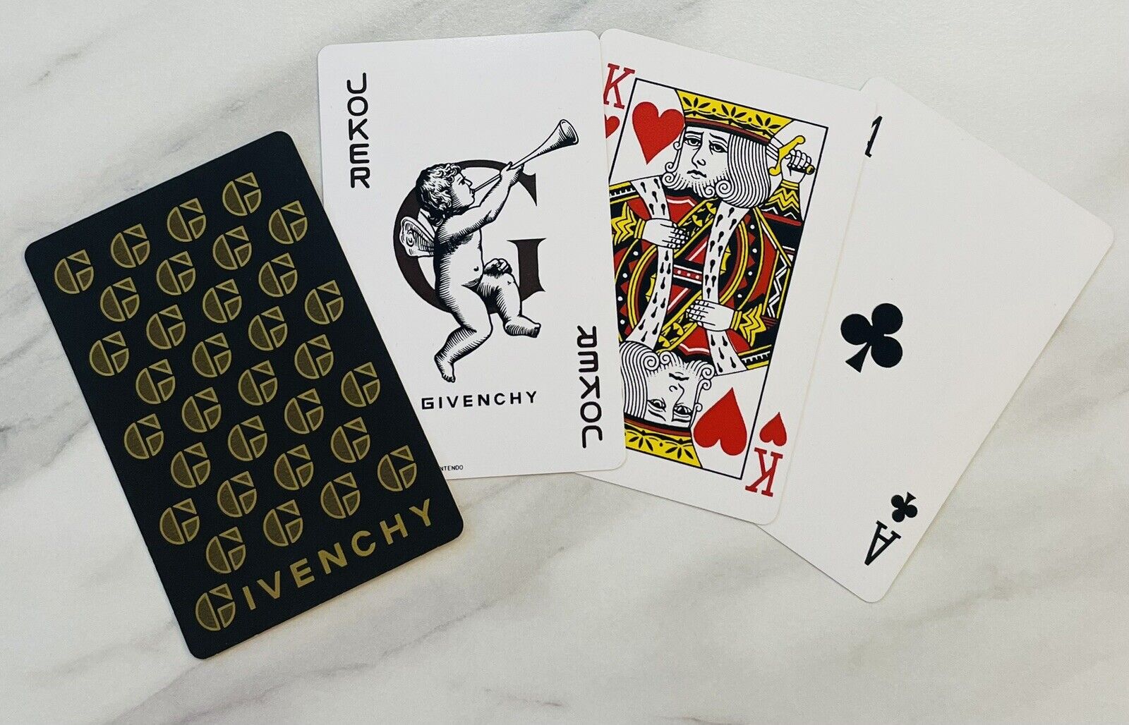 GIVENCHY Playing Cards by Nintendo. Plastic.used.very rare