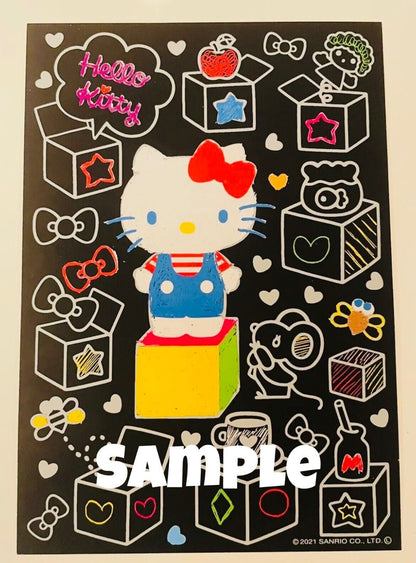 Hello Kitty, My Melody,Little Twin Stars,Sanrio Scratch Arts 4 sheets,so cute♡