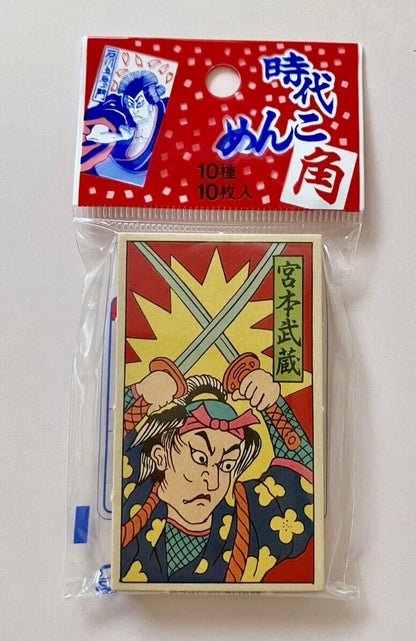 Menko Cards Japanese Traditional Card Game 10 Different Cards 時代めんこ