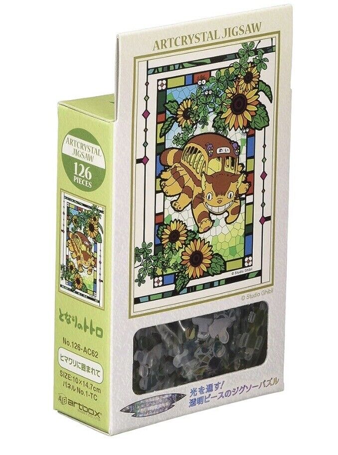 My neighbor Totoro catbus Crystal Jigsaw Puzzle 126 Pieces Studio Ghibli Japan