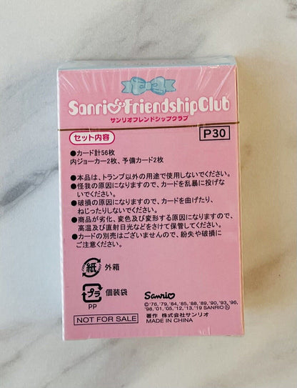 Sanrio Characters Playing Cards Sanrio Friendship Club Limited Rare New Sealed