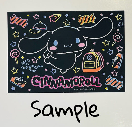 Sanrio Cinnamoroll,Pochacco,Pompompurin,and Tuxedo Sam Scratch Arts,4 sheets