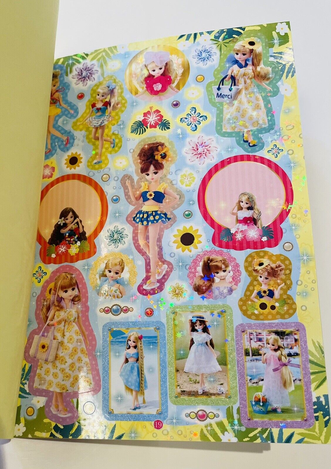 Licca chan sticker book. More than 600 stickers!