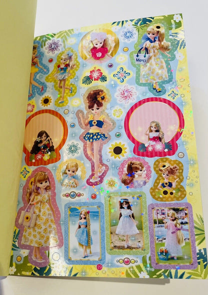 Licca chan sticker book. More than 600 stickers!