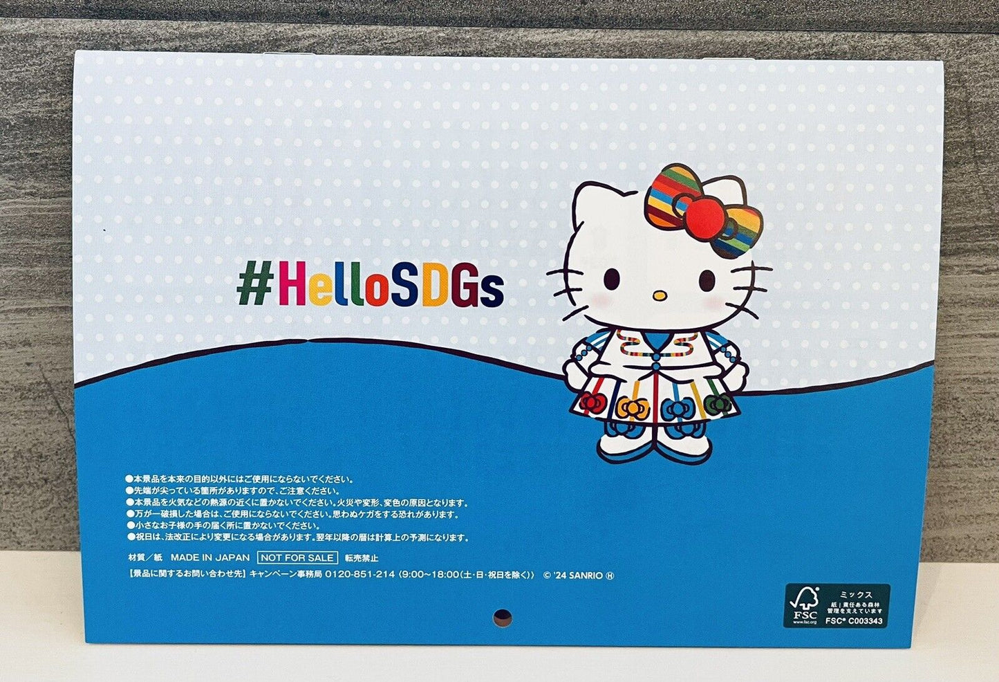 Hello Kitty wall calendar April 2024 to March 2025 Japanese Edition