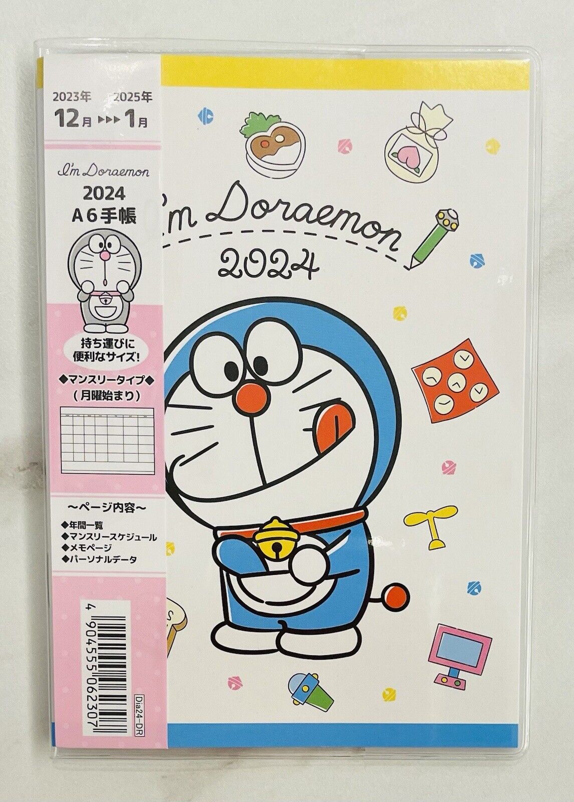 Doraemon Schedule Planner,Datebook 2024,Japanese Edition.new!