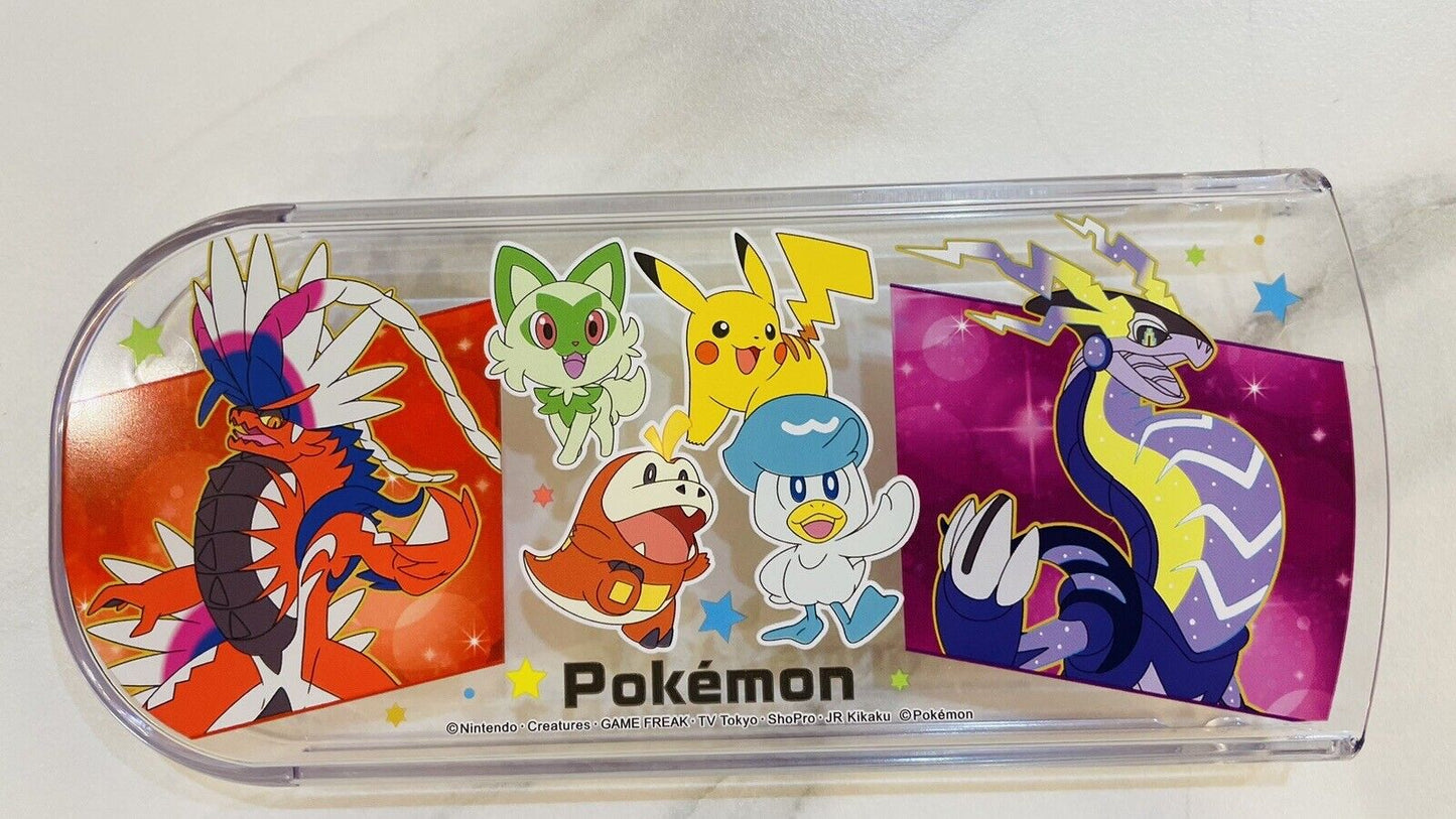 Pokemon Chopsticks Spoon and Fork Set with Case New Sealed from Japan