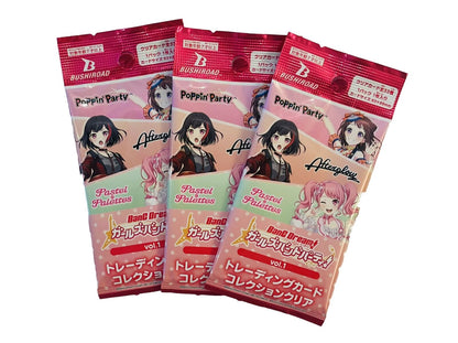 BanG Dream!Girls Band Party Trading Card Collection Clear vol.1 BUSHIROAD 3packs