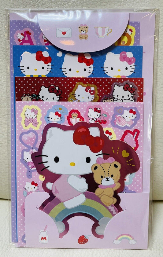 Hello Kitty Stickers 201 pieces,8 sheets.new.made In Japan