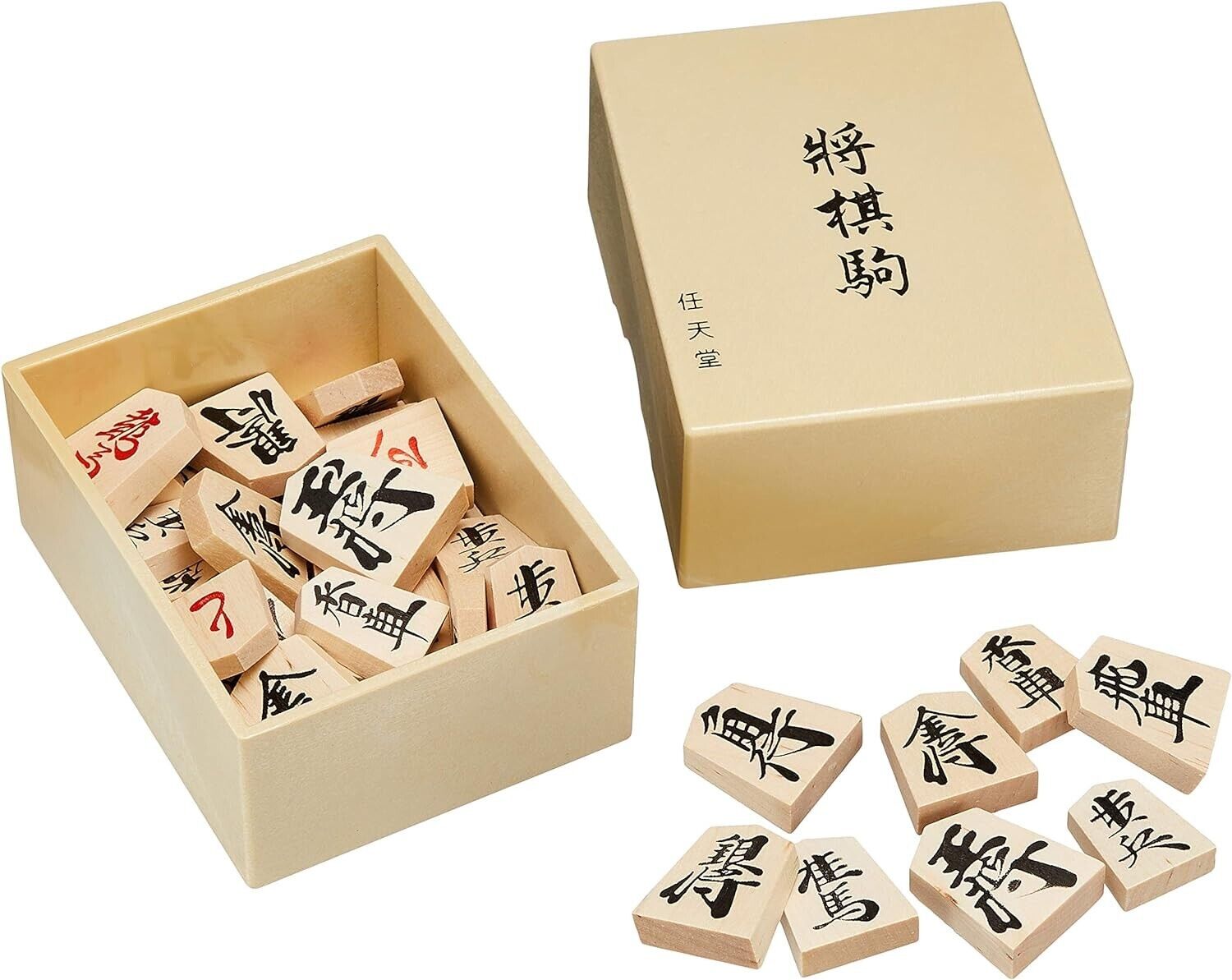 Nintendo Shogi Folding Board & wooden shogi pieces from Japan
