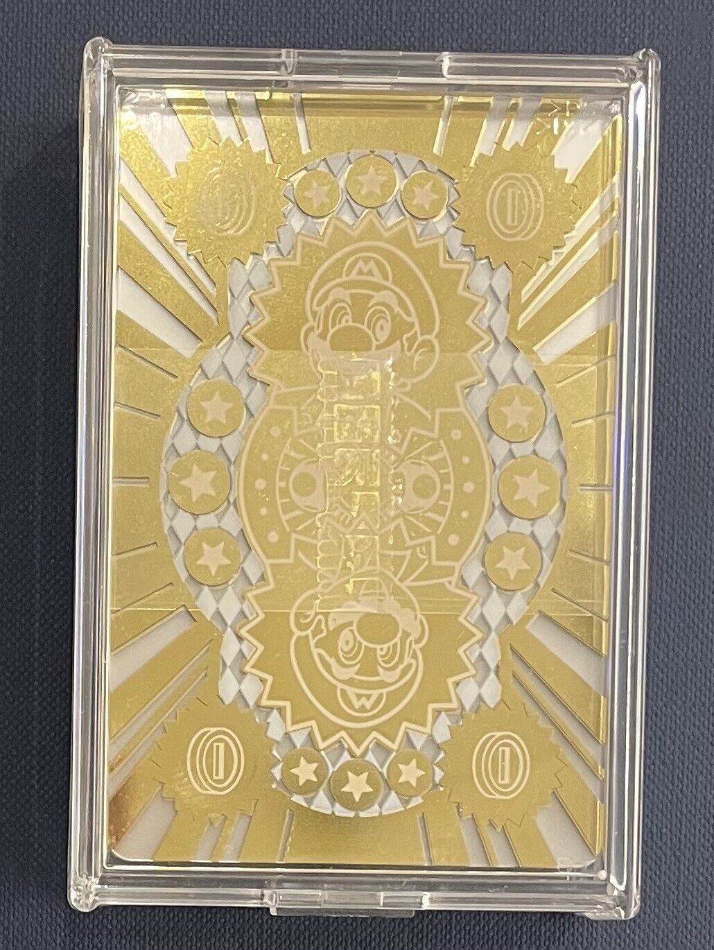 Club Nintendo Premium Mario Gold Playing Cards New 2012 Rare☆