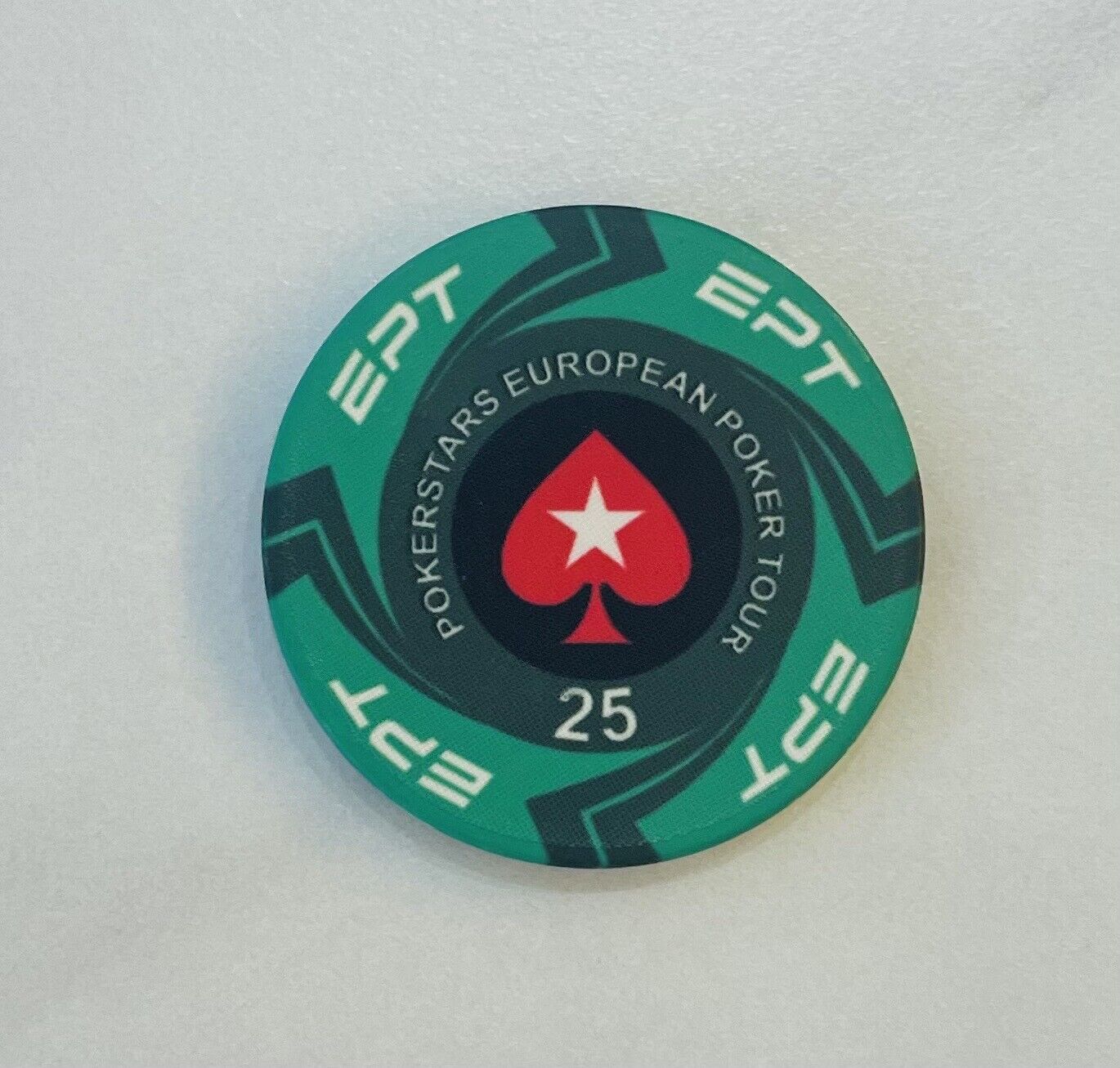 Poker Chips POKERSTARS EPT Ceramic Chips,11 pieces sample Set