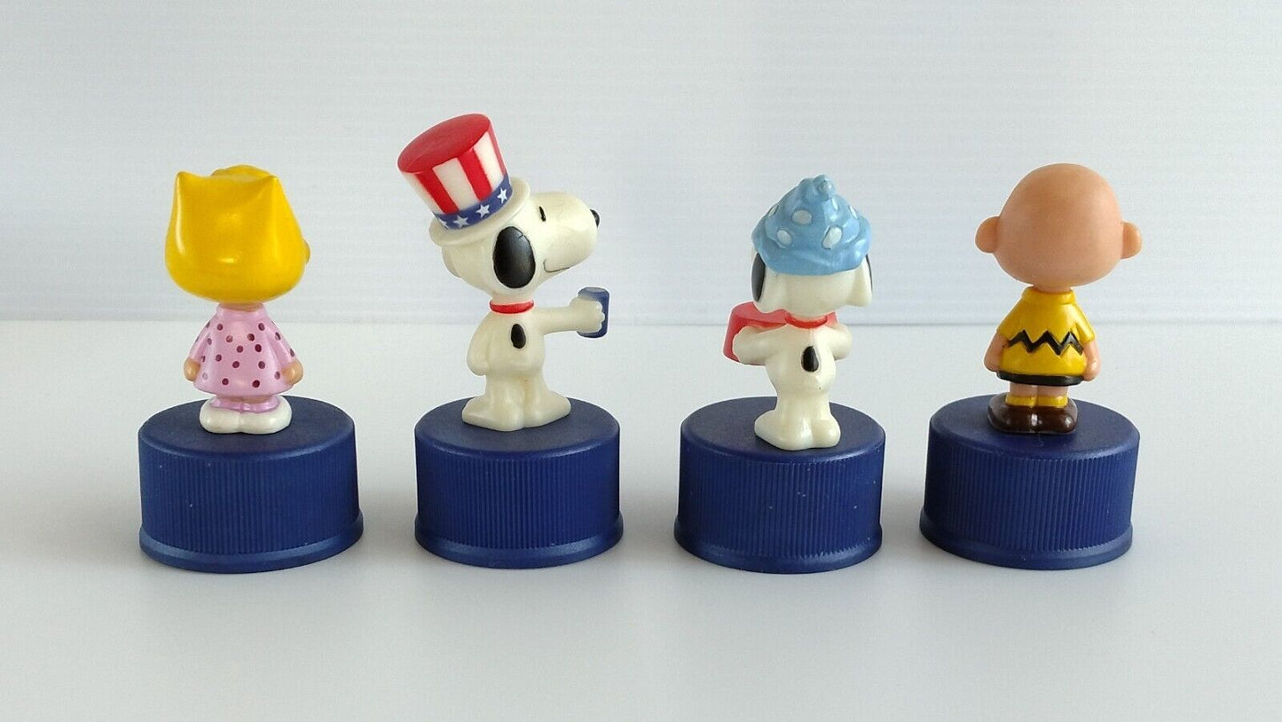 Pepsi bottle cap Figure collection Snoopy set of 4 ⑦