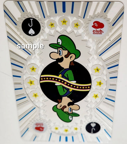 Club Nintendo Premium Mario Gold Playing Cards New 2012 Rare☆