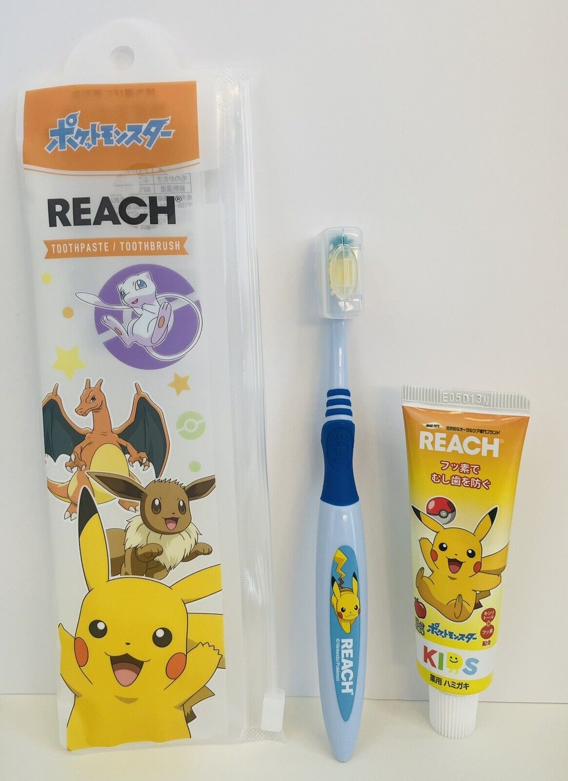 Pokemon Toothbrush and Toothpaste Travel Set