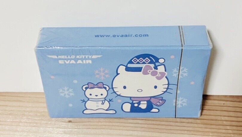 Hello Kitty Playing Cards EVA AIR From Japan Rare Winter version New Sealed