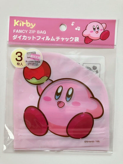 Kirby Stickers Folding Papers Zip bags Balloons Towel Handkerchief Tissues Set