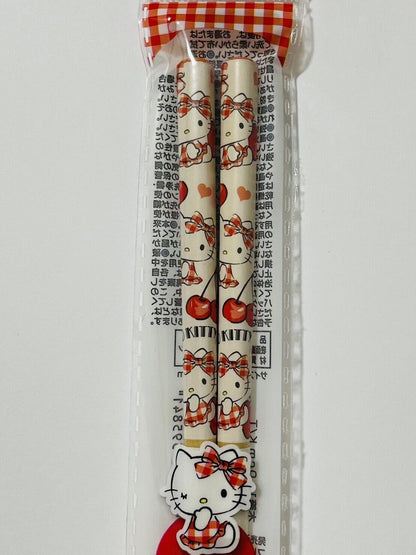 Sanrio My Melody and Hello Kitty Chopsticks. 18cm. for kids.from Japan